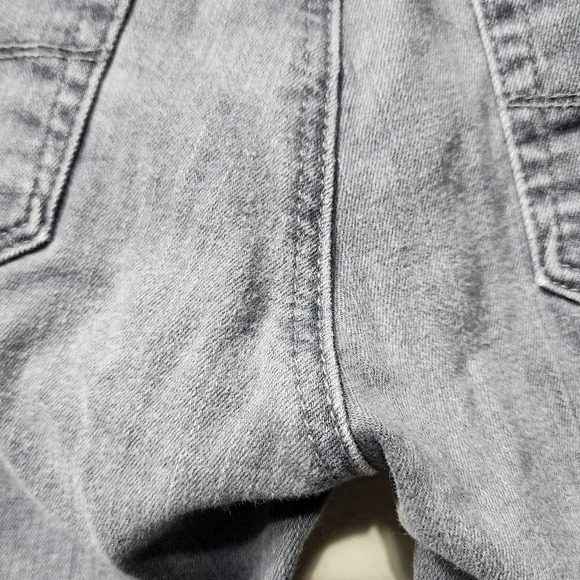 AG Women's Adriano Goldschmied The Stevie Slim Straight Grey Gray Jeans Sz 27R - Picture 9 of 11